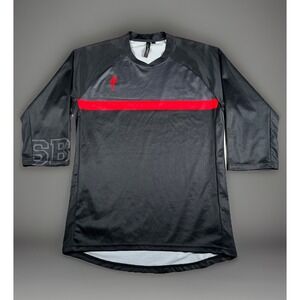 Specialized‎ Enduro Comp 3/4 Jersey Men M Black Mesh Lined Stretch Wicking